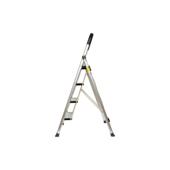 Scara aluminiu pliabila, 4 trepte antiderapante, inaltime 143cm, sarcina maxima 150Kg Crownman Cod: DISPN84