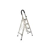Scara aluminiu pliabila, 4 trepte antiderapante, inaltime 143cm, sarcina maxima 150Kg Crownman Cod: DISPN84