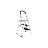 Scara metalica pliabila, 3 trepte cauciuc antiderapant, inaltime 127cm, sarcina maxima 150Kg Crownman Cod: DISPN85