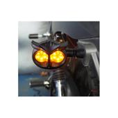 Semnalizare moto 12V cu functie de lumina de zi alba si semnalizare galbena Cod: ZC-MOTOY