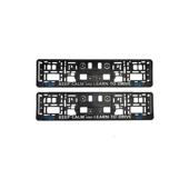 Set 2 Suporti  numar inmatriculare 3D 