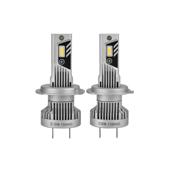 Set 2 becuri LED B01 H7 6000K pentru faruri auto, dimensiune apropiata de becul H7 standard