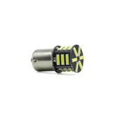 Set 2 becuri o faza T.N. BAU15S  21SMD 12V 300 lumen  lumina  alba   Cod: HH015