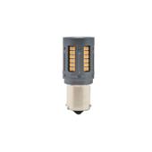 Set 2 becuri o faza T.V. BA15S 84SMD Canbus 12V-24V nonpolar Lumina galbena 1000 lumen 25W Cod: HH001