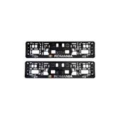 Set 2 suporti  numar inmatriculare 3D 
