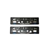 Set 2 suporti  numar inmatriculare 3D 