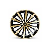 Set 4 capace roti Evo culoare negru auriu 16 inch Cod: WM1-1GL-16