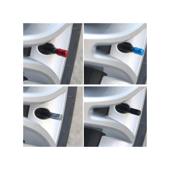 Set 4 capace valva din metal diverse culori Cod: R500
