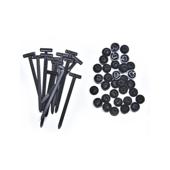Set 50 coliere tip clipsuri universale pentru fixare cabluri auto Cod: FS-15422