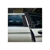 Set abtibild stalpi auto si geam auto design honey comb 50x25cm Cod: GZ-01