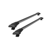 Set bare portbagaj aluminiu auto compatibile Dacia Duster I 2014-2018 pentru bara longitudinala groasa Cod: DST-14-1