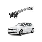 Set bare transversale aluminiu cu prindere in puncte fixe compatibile BMW Seria 1 E81 3/5 usi 2007-2011 negre sau argintii  Cod: 120101 Kit 201