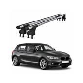 Set bare transversale aluminiu cu prindere in puncte fixe compatibile BMW Seria 1 F21 2012-2019 negre sau argintii Cod: 120101 Kit 201