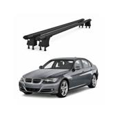 Set bare transversale aluminiu cu prindere in puncte fixe compatibile BMW Seria 3 E90 2005-2012 negre sau argintii Cod: 120101 Kit 201