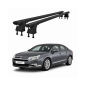Set bare transversale aluminiu cu prindere in puncte fixe compatibile Citroen C5 Mk2 2007-2017 negre sau argintii Cod: 120101 Kit 201