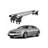 Set bare transversale aluminiu cu prindere in puncte fixe compatibile Mercedes CLS C218 2010-> negre sau argintii Cod: 120101 Kit 203
