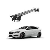 Set bare transversale aluminiu cu prindere in puncte fixe compatibile Mercedes Clasa A W176 2013-2018 negre sau argintii Cod: 120101 Kit 204
