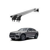 Set bare transversale aluminiu cu prindere in puncte fixe compatibile Mercedes GLC Coupe C253 2015-2020 negre sau argintii Cod: 120101 Kit 203