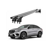 Set bare transversale aluminiu cu prindere in puncte fixe compatibile Mercedes GLE Coupe C167 2018-> negre sau argintii Cod: 120101 Kit 204