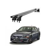 Set bare transversale aluminiu cu prindere in puncte fixe compatibile Mitsubishi Lancer VII 1995-2000 negre sau argintii Cod: 120101 Kit 202