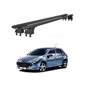 Set bare trans.cu prindere in puncte fixe Peugeot 307 2001-2009 negre sau argintii Cod: 120101 Kit 202