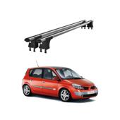 Set bare transversale aluminiu cu prindere in puncte fixe compatibile Renault Scenic II 2003-2008 negre sau argintii Cod: 120101 Kit 201