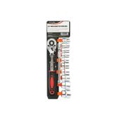 Set chei tubulare 12 piese 10-24 mm cu clichet 3/8 inch si prelungitor 150 mm Breckner Germany Cod: BK92499