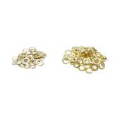 Set cleste montat ocheti metalici 10 mm cu 500 capse aurii si argintii Cod: AAA602