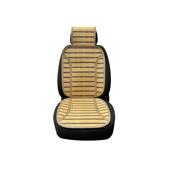 Set huse auto din bambus culoare bej universale pentru scaune auto cu spatar si tetiera Cod: XYJ-BMB