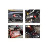 Set lampa LED  Stanga si Dreapta cu efect de neon și semnalizare intermitentă dinamică, cu 5 funcții, 12-24V, 345mm X 130mm Cod:  ST0223