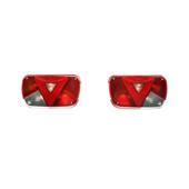 Set lampi stop spate auto camion stanga dreapta cu bec 12V Breckner Germany Cod: BK90924
