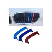 Set ornamente dungi grila fata  BMW Seria 1 F20 F21 2011-2019 varianta grila 11 lamele  Cod: CT-GS-065 TIP B