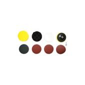 Set slefuire si polisare 125 mm Velcro cu bureti pad lana discuri abrazive si adaptor M14 9 piese  Cod: DISVF44