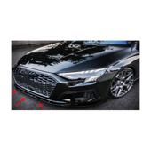 Spoiler prelungire bara fata Audi A3 8V Y Sedan Sportback S-Line 2020-2024 ABS negru Piano Cod: LSP3002