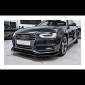 Spoiler prelungire bara fata Audi A4 S-Line S4 B8 Facelift 2011-2015 ABS negru Piano  Cod: LSP3003