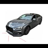 Spoiler prelungire bara fata Audi A5 S-Line S5 F5 Coupe Sportback 2017-2019 ABS negru Piano Cod: LSP3004