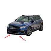 Spoiler prelungire bara fata Volkswagen Tiguan MK2 R R-Line Facelift 2015-2020 ABS negru Piano Cod: LSP3015