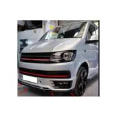 Spoiler prelungire bara fata Volkswagen Transporter T6 Sportline 2015-2019 ABS negru Piano Cod: LSP3019