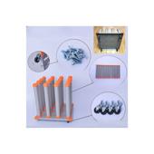 Stand de depozitare pentru role folie/autocolant, capacitate 16 role, dimensiune 57x57cm Cod: DP-1657