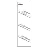 Stergator parbriz pasager RENAULT TWINGO II 03/2007➝ COD:ART38 24