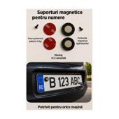Suport numar auto magnetic fara gaurire montaj rapid Cod: FS-15423