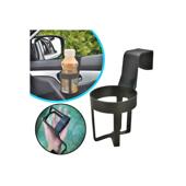 Suport pahar auto pentru usa universal 76 mm negru Cod: FS-6147