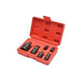 Trusa adaptoare antrenor clichet tubulare patrat 1/4 3/8 1/2 3/4 inch set 6 piese Cod: DISTS90