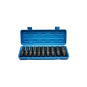 Trusa chei tubulare impact lungi 10-24 mm Cr-Mo 1/2 inch 10 piese Cod: BK90048