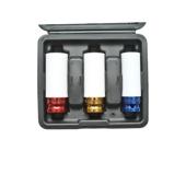 Trusa chei tubulare impact pentru prezoane roti 17mm 19mm 21mm patrat 1/2 inch Cod: BK78696