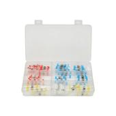 Trusa conectori termocontractabili cu cositor 0.25-6 mm² Leader 100 bucati Cod: BK92918
