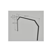 Tunel LED detailing auto 1470W, 6000K alb rece, 4000x5244 mm Cod: HEX5