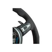 Volan sport piele  imitatie alcantara compatibil cu modelele BMW Seria 5 F10,F11,F07 Seria 6 F06,F12,F13 Seria 7 F01,F02  Cod: OCH-15
