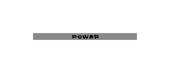 Abtibild parasolar POWER parbriz/luneta diverse culori Cod: DZ-PRS-PW - Negru DZ-PRS-PW01