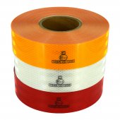 Banda reflectorizanta galbena tip fagure 5cm X 45.7m omologata U.E. COD: UE58Y